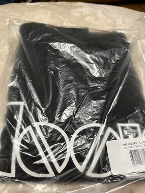 Black Short Sleeve Tee with White Logo